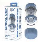 Мастурбатор в колбе Chisa MX Spiral Cup Stron прозрачно-голубой вид 2