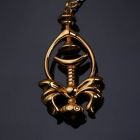 Зажимы для сосков UPKO Pulling Chain Nipple Clamps с цепочкой-ожерельем, золотистые вид 10