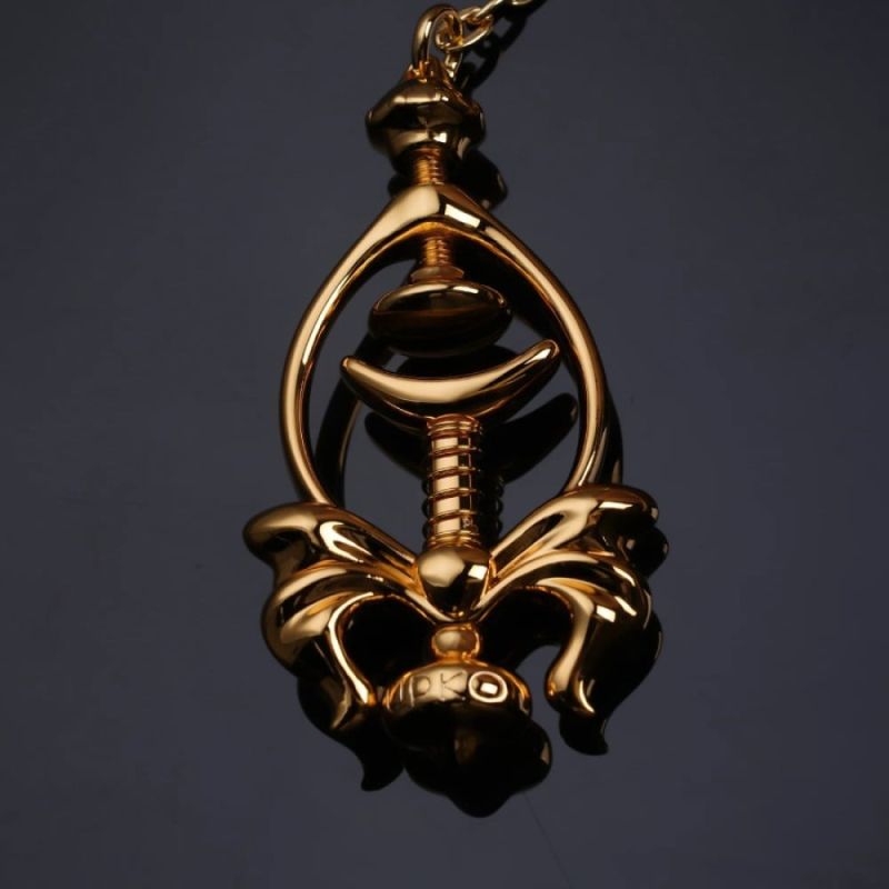 Зажимы для сосков UPKO Pulling Chain Nipple Clamps с цепочкой-ожерельем, золотистые вид 10