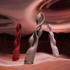 Імпульсний вібратор з ефектом пульсації UPKO UEROS для тривимірної стимуляції, коричневий вид 11