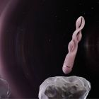 Імпульсний вібратор з ефектом пульсації UPKO UEROS для тривимірної стимуляції, рожевий вид 5