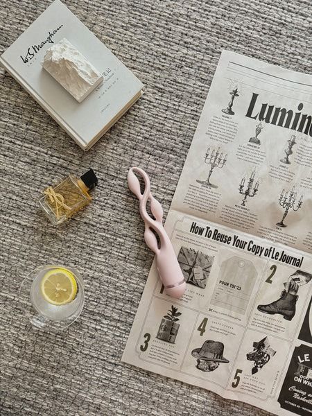 Імпульсний вібратор з ефектом пульсації UPKO UEROS для тривимірної стимуляції, рожевий вид 12