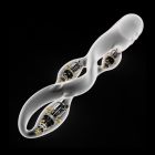 Импульсный вибратор с эффектом пульсации UPKO UEROS для трехмерной стимуляции, розовый вид 17