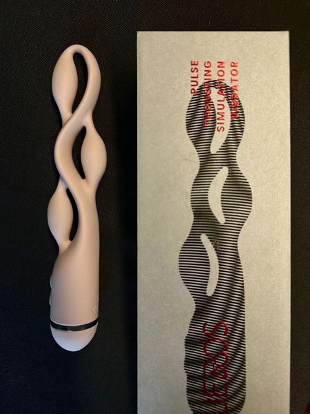 Импульсный вибратор с эффектом пульсации UPKO UEROS для трехмерной стимуляции, розовый вид 21