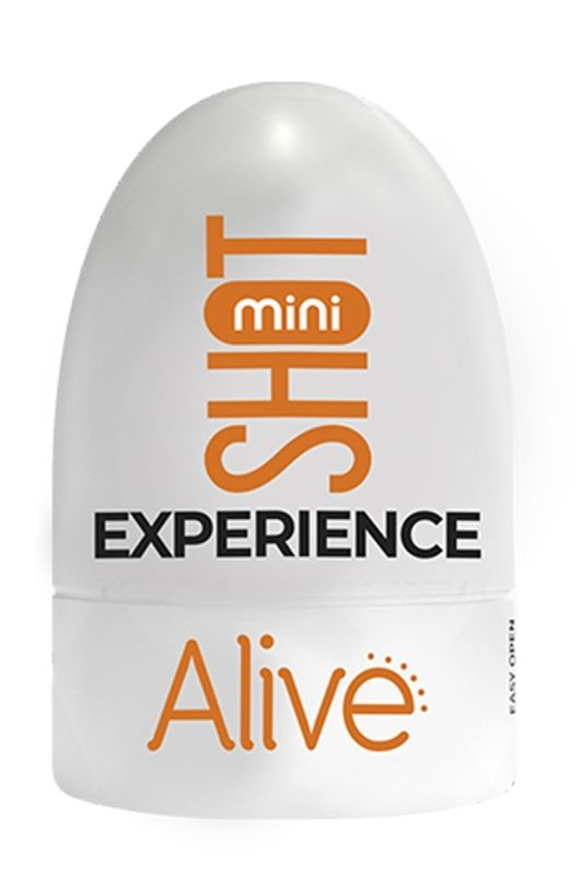 Карманный мастурбатор Alive Mini Shot Experience бежевый вид 7