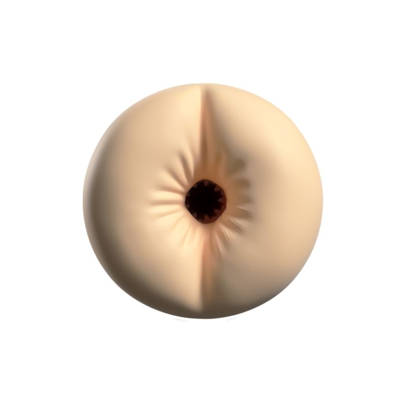 Кишеньковий мастурбатор у вигляді ануса Alive Mini Shot Experience бежевий вид 3