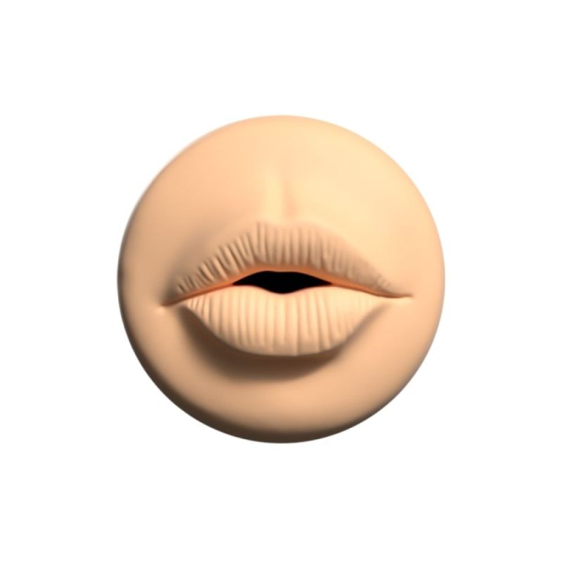 Кишеньковий мастурбатор Alive Mini Shot Oral Experience у вигляді рота вид 3