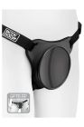 Трусики для страпона с присоской Pipedream Body Dock Original чёрные вид 4