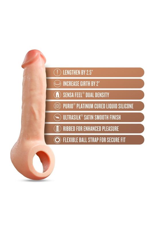 Реалістичний подовжувач пеніса Blush Performance Plus Thrive силіконовий вид 7
