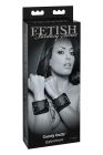 Наручники широкие с меховой отделкой Pipedream Fetish Fantasy Series черного цвета вид 2