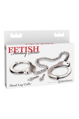 Окови на ноги металеві Pipedream Fetish Fantasy Series сріблясті