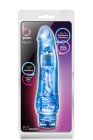 Вибратор гелевый многоскоростной Blush B-Yours на батарейках, синий вид 5