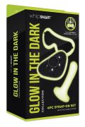 Набір БДСМ люмінесцентний Whipsmart Glow In The Dark страпон, маска на очі та мотузка