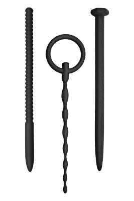 Набір чорних уретральних катетерів NMC Knot Knot із силікону