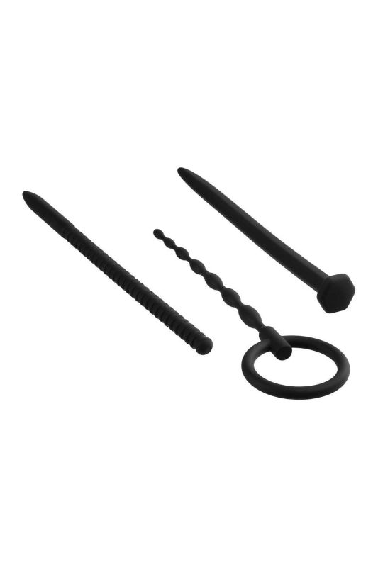 Набор черных уретральных катетеров NMC Knot Knot из силикона вид 4