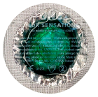 Набор латексных презервативов One Color Sensation с силиконовой смазкой зелёного цвета(цена за 5 шт) вид 2