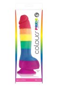 Фаллоимитатор Радуга NS Novelties Colours Pride Edition на присоске