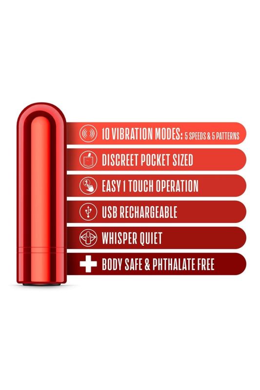 Перезаряджаєма міні-куля Blush Kool Vibes Cherry червона вид 5