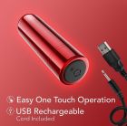 Перезаряжаемая мини-пуля Blush Kool Vibes Cherry красная вид 6