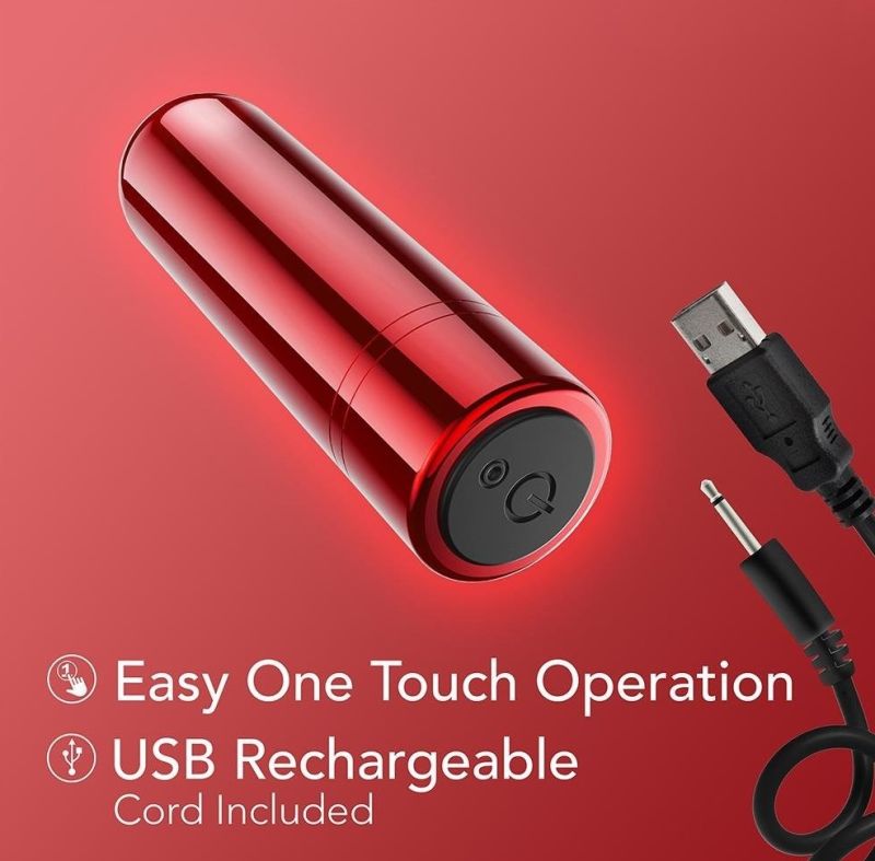 Перезаряжаемая мини-пуля Blush Kool Vibes Cherry красная вид 6