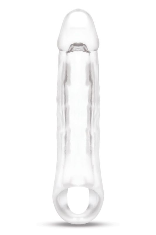 Насадка удлиняющая с эрекционными кольцами SIZE UP прозрачная вид 4