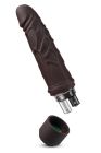 Вибратор реалистичный Blush Dr. Skin Dr. Robert на батарейках, коричневый вид 3