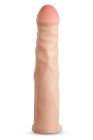 Насадка на пеніс реалістична Blush Performance Plus з кільцем для мошонки, бежева вид 4