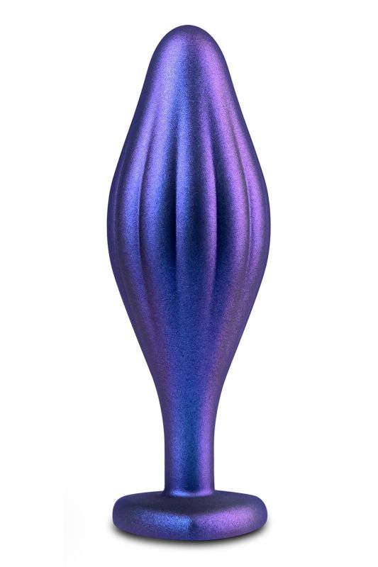 Хвиляста анальна пробка Blush Anal Adventures Matrix зі стимулюючим дизайном, фіолетова вид 2