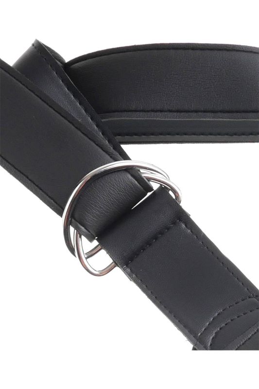 Страпон реалістичний Pipedream King Cock Strap-On з кільцевим кріпленням, на трусиках, бежевий вид 6