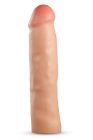Реалістична подовжуюча насадка на пеніс Blush Performance Plus подвійний щільності, бежева вид 3