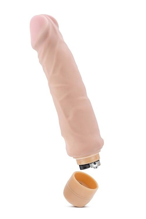 Вібратор реалістичний на батарейках Blush Au Naturel Home Wrecker бежевий вид 4