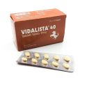 Збудливі таблетки Vidalista 40 для чоловіків (ціна за 1 блістер, 10 табл.)