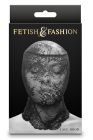 Капюшон-маска на все лицо кружевной NS Novelties Fetish & Fashion Lace Hood чёрный вид 2