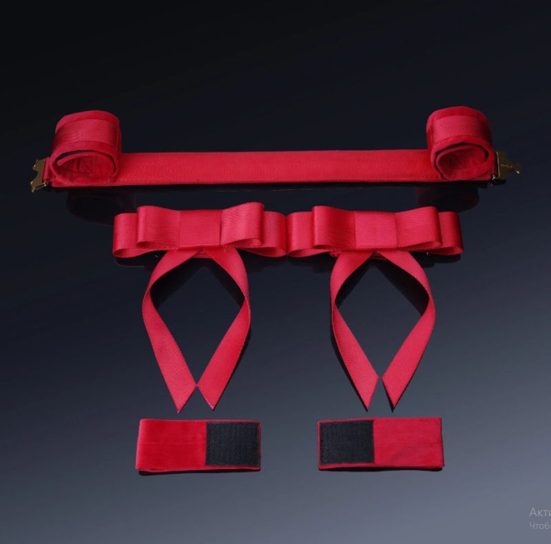 Набір з розпірної планки та фіксаторів UPKO у вигляді червоних бантів вид 3