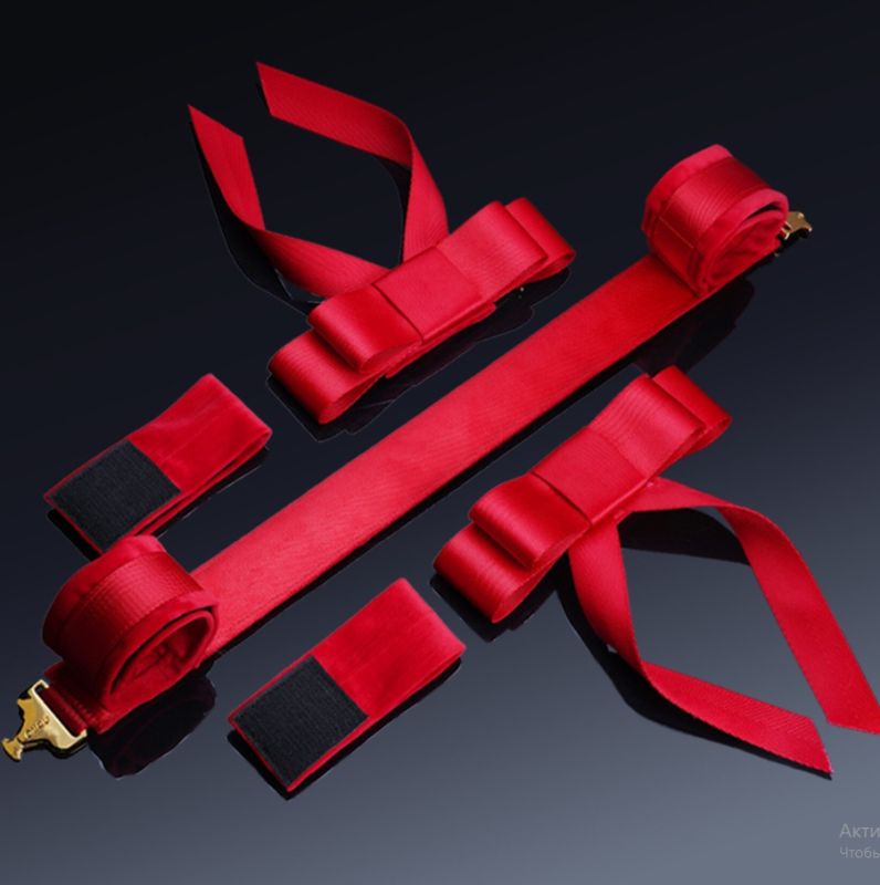 Набор из распорной планки и фиксаторов UPKO в виде красных бантов вид 5