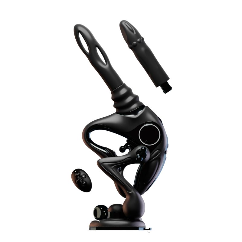 Секс-машина Upko UEROS Nexus Power Black з фрикціями, вібрацією та обертальною стимуляцією, чорна вид 3