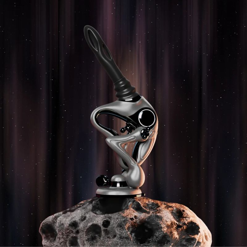 Секс-машина Upko UEROS Nexus Power Black с фрикциями, вибрацией и вращательной стимуляцией, черная вид 4