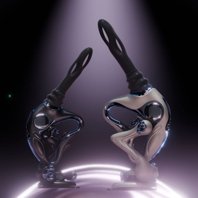 Секс-машина Upko UEROS Nexus Power Black з фрикціями, вібрацією та обертальною стимуляцією, чорна вид 5