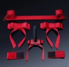 Монтажний аксесуар UPKO для фалоімітатора на розпірну планку, червоний вид 5