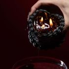 Свеча восковая UPKO Midnight Sweetie низкотемпературная, черная, 270 гр вид 5