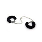 Оковы на ноги металлические Roomfun с черным мехом вид 2