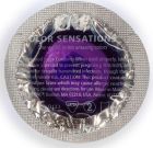 Набор латексных презервативов One Color Sensation c силиконовой смазкой фиолетового цв(цена за 5 шт) вид 2