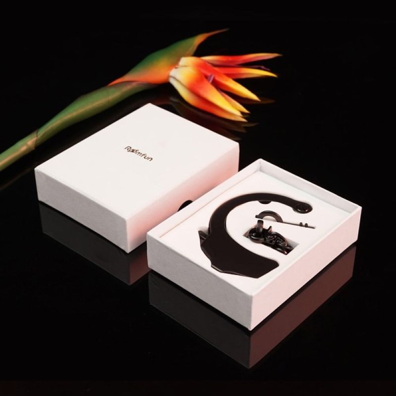 Наручник с цепочкой и карабином Roomfun с ключиком, чёрный вид 16