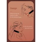 Кляп Roomfun з сріблястим кільцем-розширювачем, M вид 7