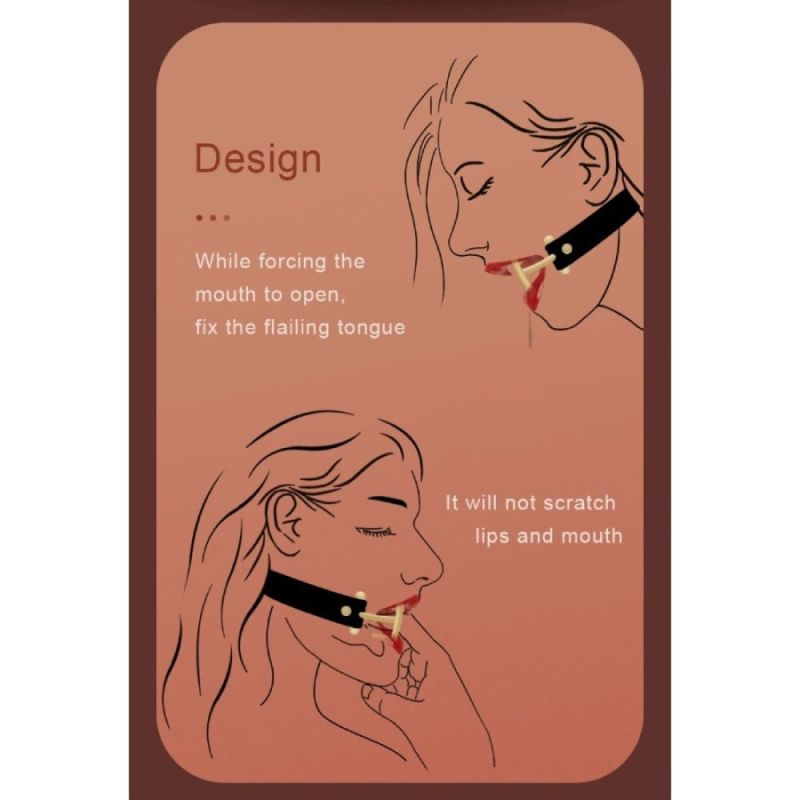 Кляп Roomfun с серебристым кольцом-расширителем, M вид 7