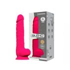 Термопластичный фаллоимитатор SILEXD Thermo Active светящийся в темноте, розовый вид 2