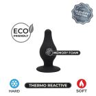 Анальна пробка подвійної густини SILEXD Thermo Reactive чорна, Medium вид 6