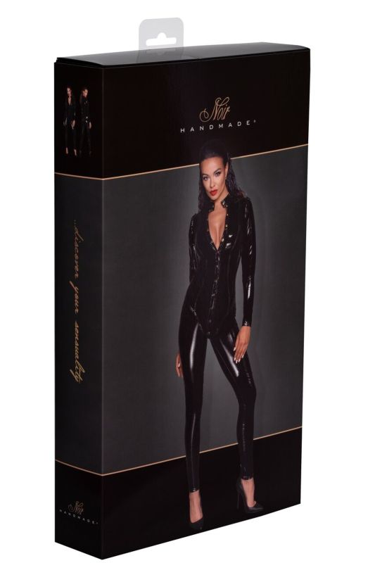 Комбинезон виниловый на кнопках Noir Handmade F247 черный, M вид 6