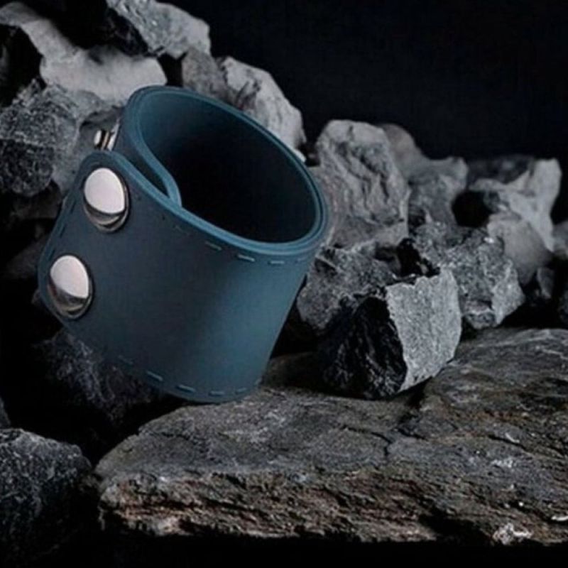 Ерекційне кільце у формі ремінця Boners Ball Strap синє, L вид 3