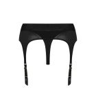Трусы для страпона Strap-On-Me с подвязками для чулок, черные, XL вид 7
